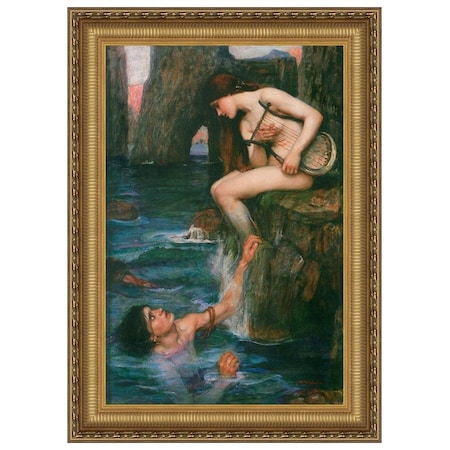 The Siren, 1900: Canvas Replica Painting: Large